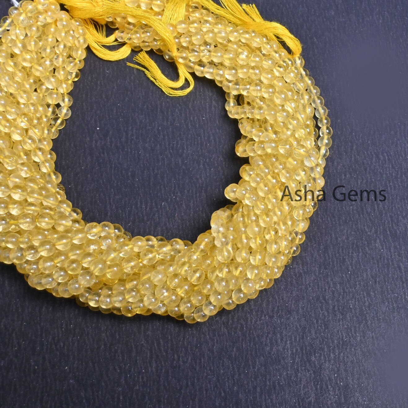 Beautiful Crystal Yellow Coated smooth Round Shape Beads, Fine Quality Natural Crystal Quartz Coated Round Ball Gemstone Beads Jewelry Craft