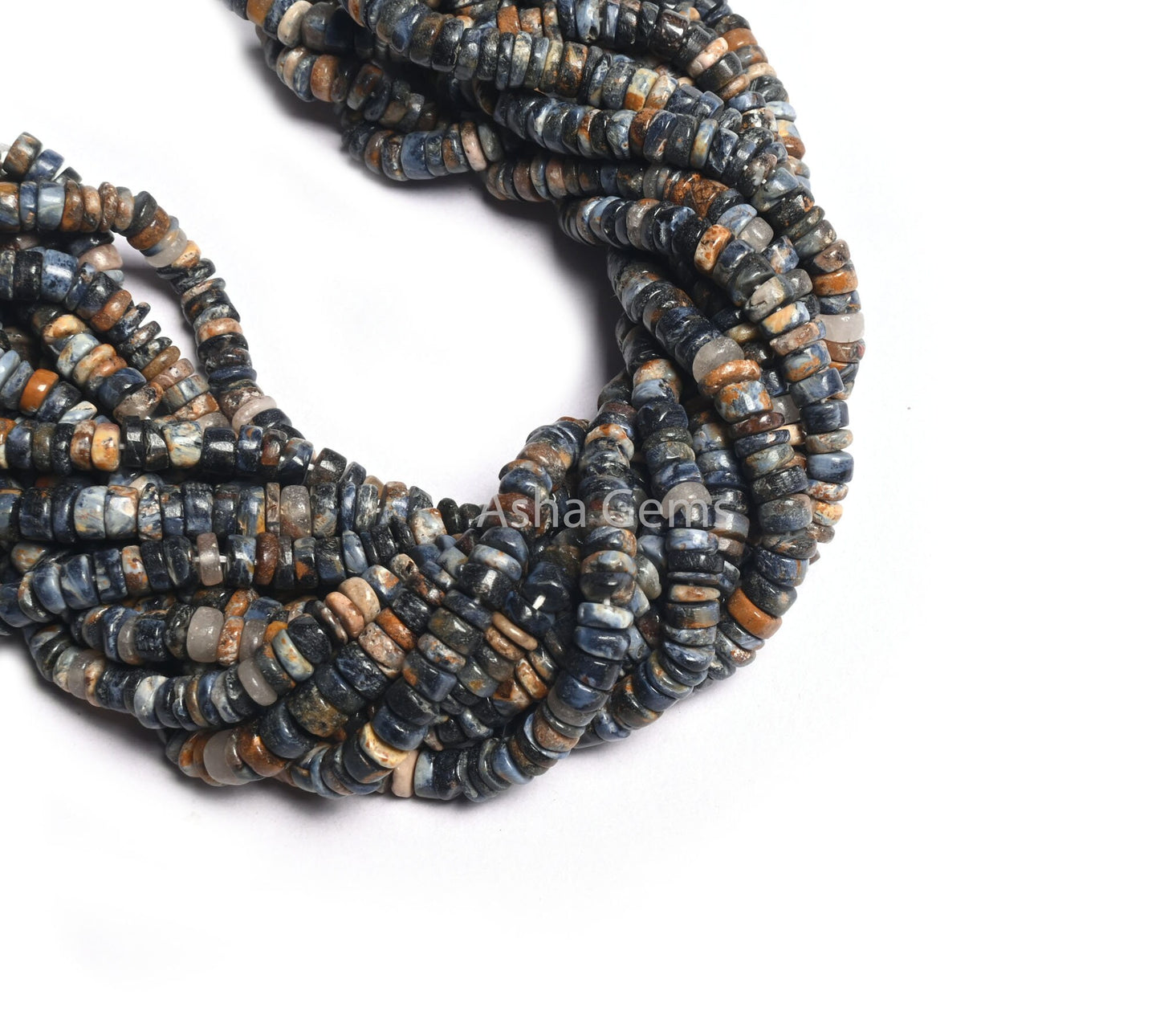 Beautiful Pietersite Smooth Heishi Tyre Gemstone Beads,4.5-5 mm Natural Pietersite Handmade Flat Wheel Shape Beads Jewelry Making Craft SALE