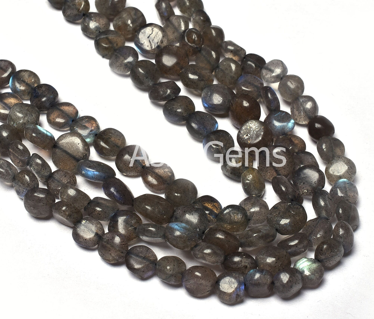 13"Strand Flashy Fire Labradorite Gemstone Beads, Natural Blue Flash Labradorite Smooth Coin Shape Black Rainbow Beads Handmade Coin Beads,