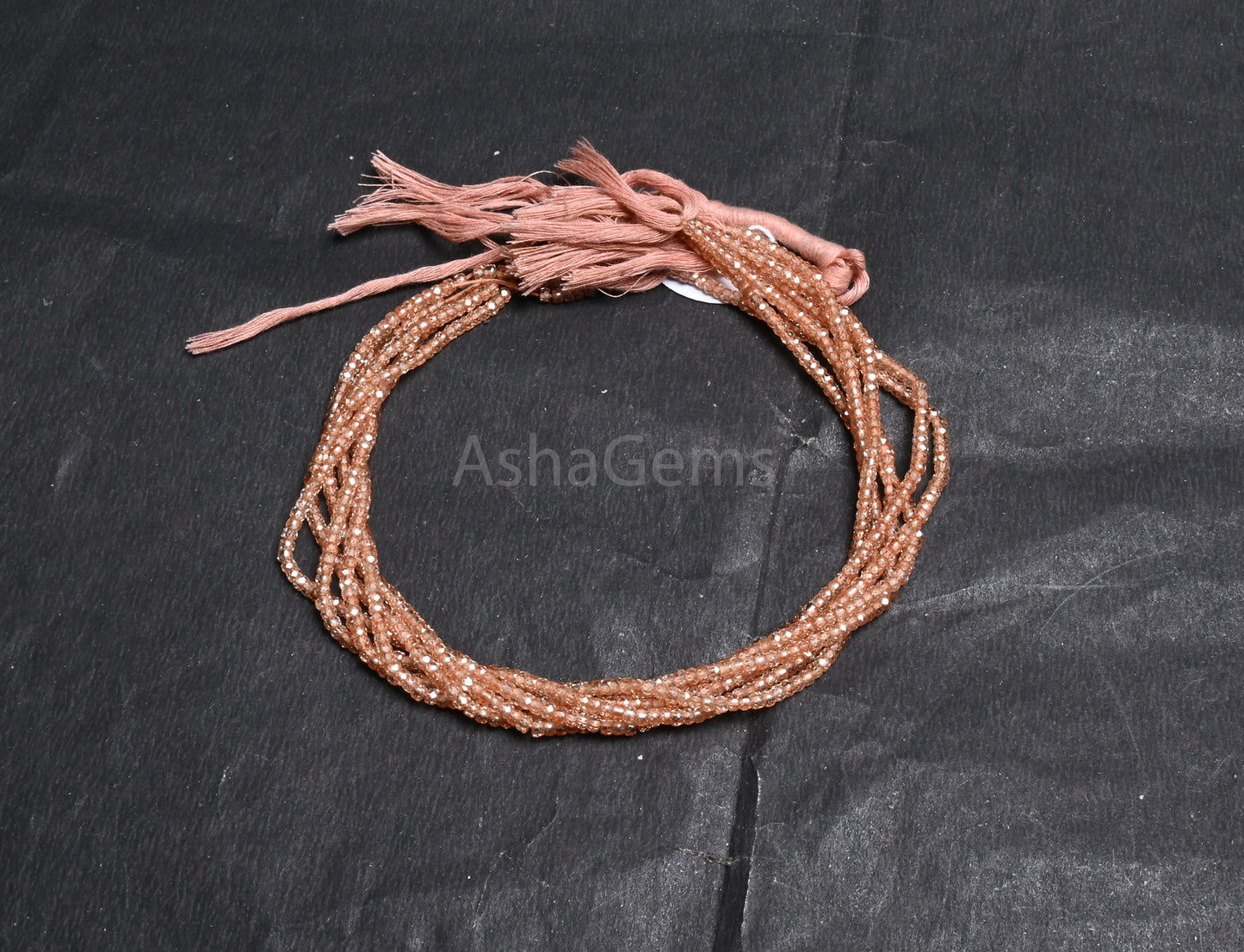 Amazing Imperial Brown Zircon Faceted Rondelle Beads,3 mm AAA Quality Cubic Zircon Micro Cut Gemstone Brown Zircon Machine Cut Beads jewelry