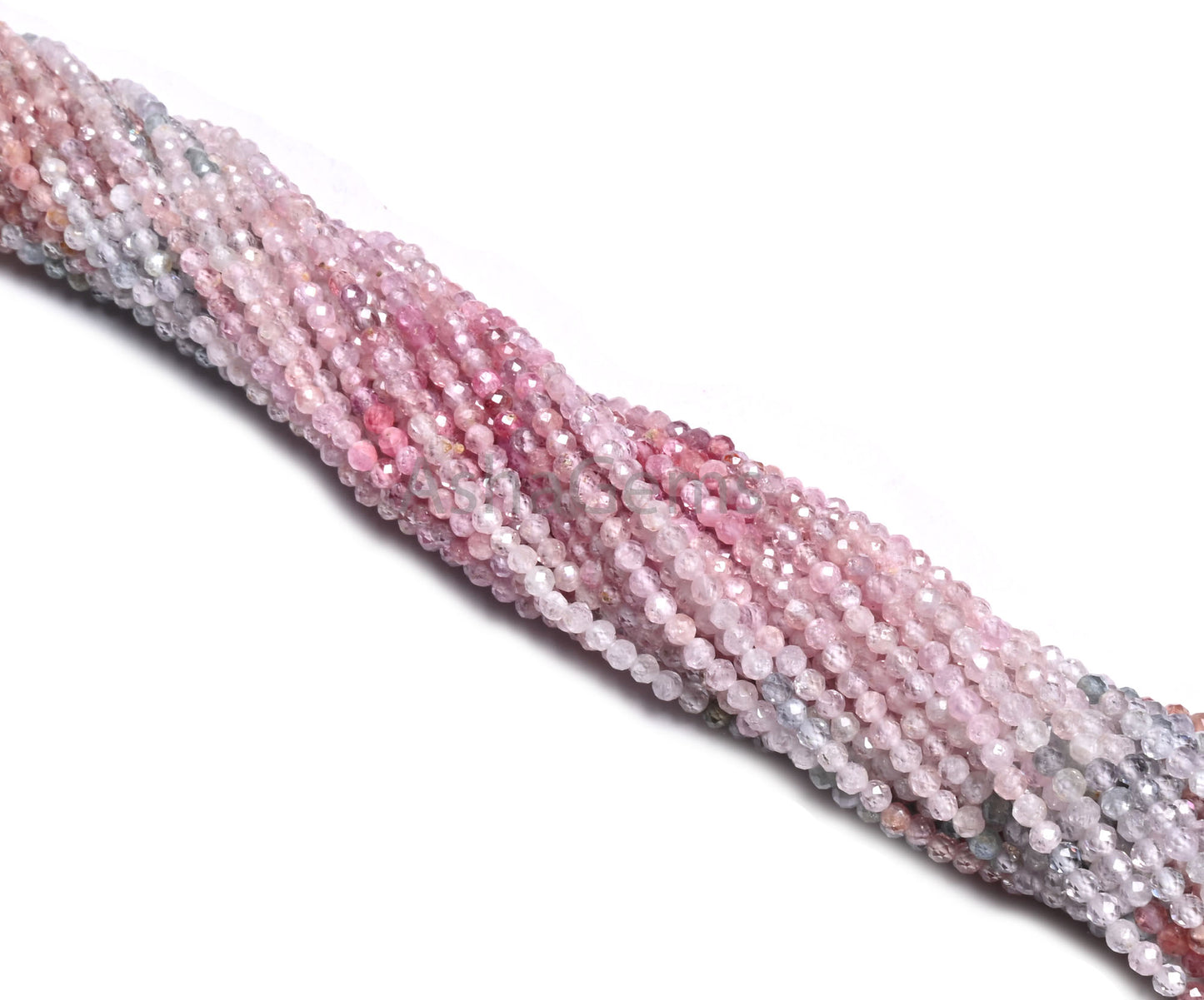 Amazing genuine Multi Spinel Micro Cut Rondelle Gemstone Loose Beads,2.4mm Natural Spinel Tiny Machine Cut Faceted Spinal Bead Jewelry Craft