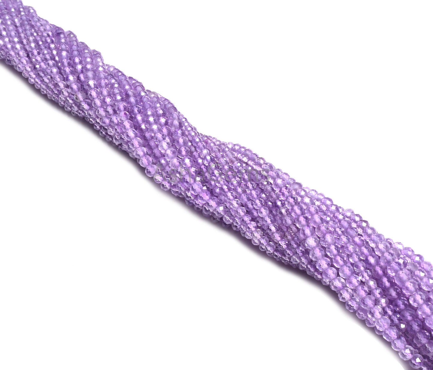 AAA+ Quality Pink Amethyst Micro Cut Rondelle Faceted Gemstone Beads, 13" Natural Pink Amethyst Machine Cut Amethyst Bead jewelry Craft SALE