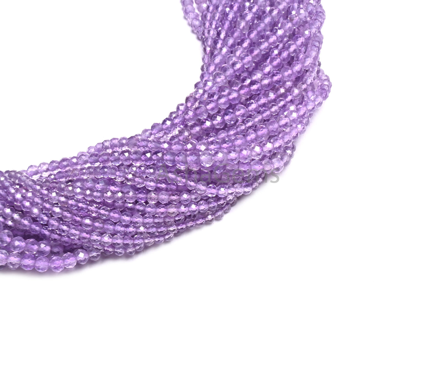 AAA+ Quality Pink Amethyst Micro Cut Rondelle Faceted Gemstone Beads, 13" Natural Pink Amethyst Machine Cut Amethyst Bead jewelry Craft SALE