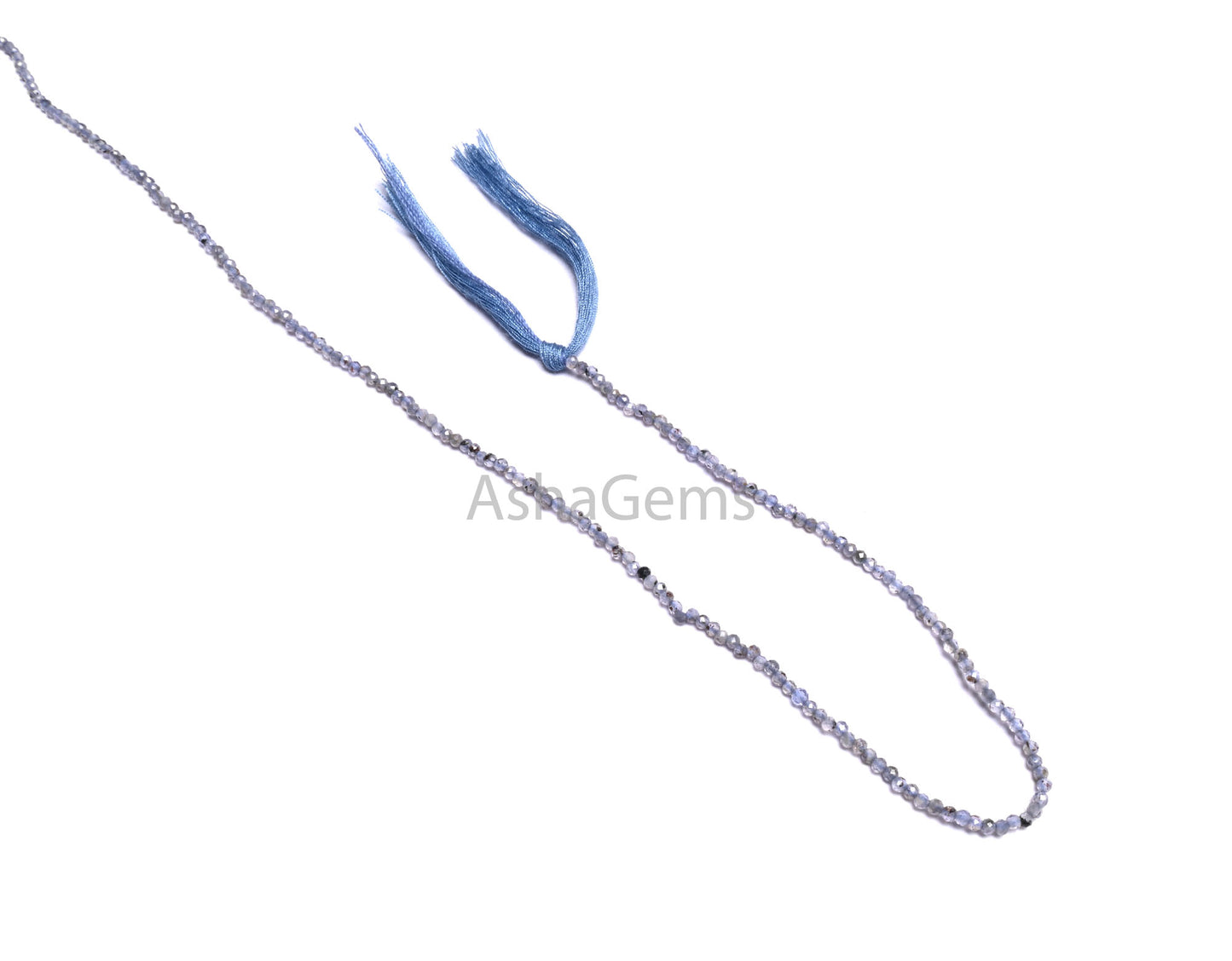 AAA Quality Blue Iolite Micro Cut Beads,13"Strand,2mm Natural Blue Iolite Rondelle Shape faceted Gemstone Bead Necklace Jewelry Making Craft