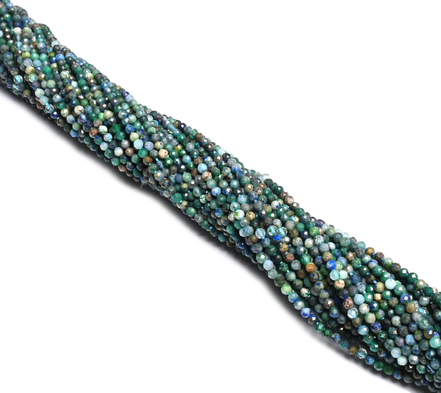 Beautiful Blue Chrysocolla Micro machine cut Tiny Rondelle Beads,2.25 mm Rare chrysocolla faceted Gemstone Loose Bead Jewelry Craft Necklace