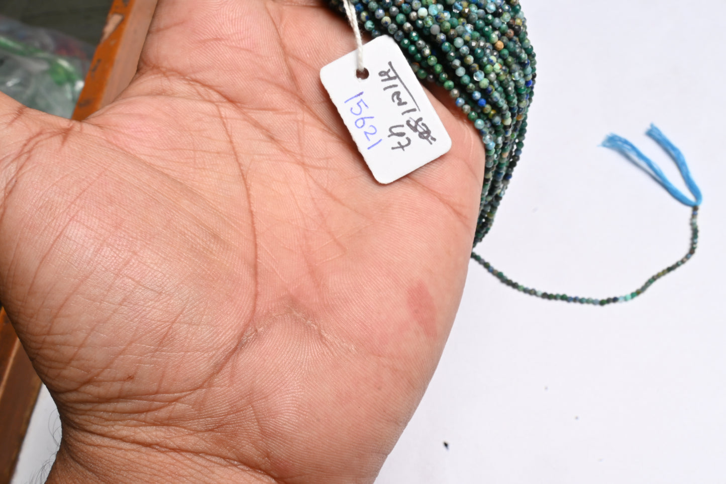 Beautiful Blue Chrysocolla Micro machine cut Tiny Rondelle Beads,2.25 mm Rare chrysocolla faceted Gemstone Loose Bead Jewelry Craft Necklace
