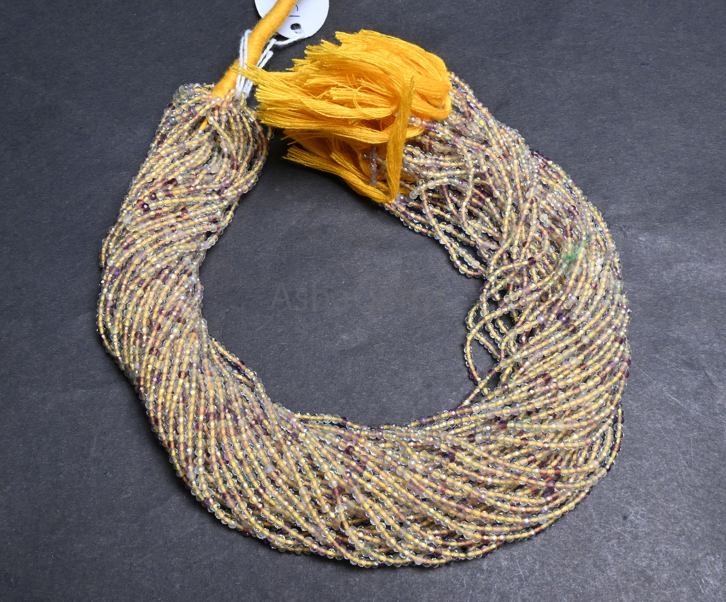 Beautiful Yellow Fluorite Micro Cut Rondelle tiny Gemstone Beads,2mm Natural Fluorite Machine Cut faceted Fluorite Bead Jewelry Making craft
