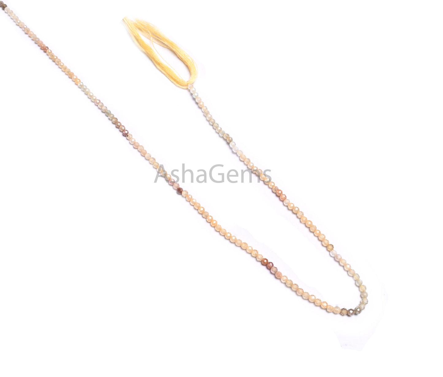 AAA Quality Real Yellow Zircon Micro Cut Rondelle Beads,2.2 mm Natural Multi Shaded Yellow Zircon Tiny Faceted Gemstone Zircon Beads Jewelry