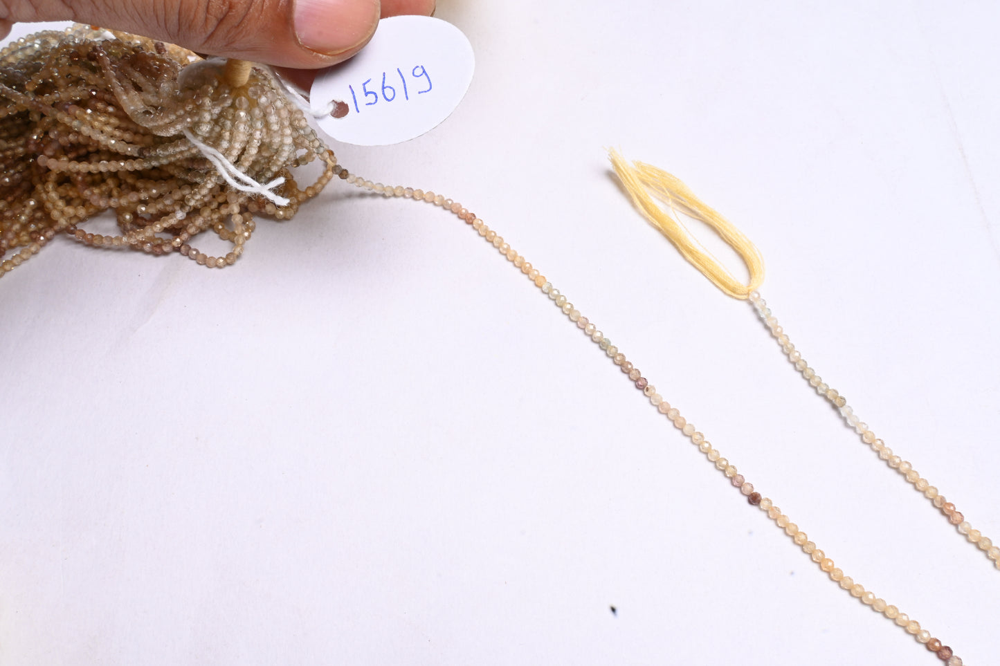 AAA Quality Real Yellow Zircon Micro Cut Rondelle Beads,2.2 mm Natural Multi Shaded Yellow Zircon Tiny Faceted Gemstone Zircon Beads Jewelry