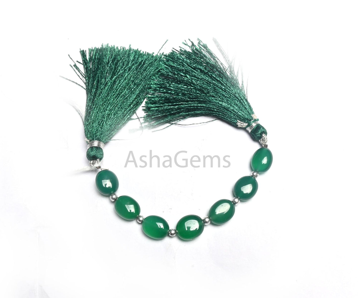 Beautiful Green Onyx Smooth Oval Shape Gemstone Loose Beads,8.5-11 mm Fine onyx Plain Handmade Oval Straight Drill Beads Jewelry Making SALE