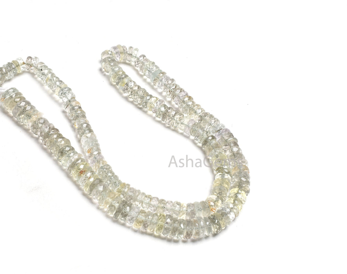 Natural Blue Aquamarine Heishi Tyre Faceted Beads,5.5-8 mm Aquamarine Center Drill Flat Wheel Shape Gemstone Beads, Aquamarine Beads Jewelry