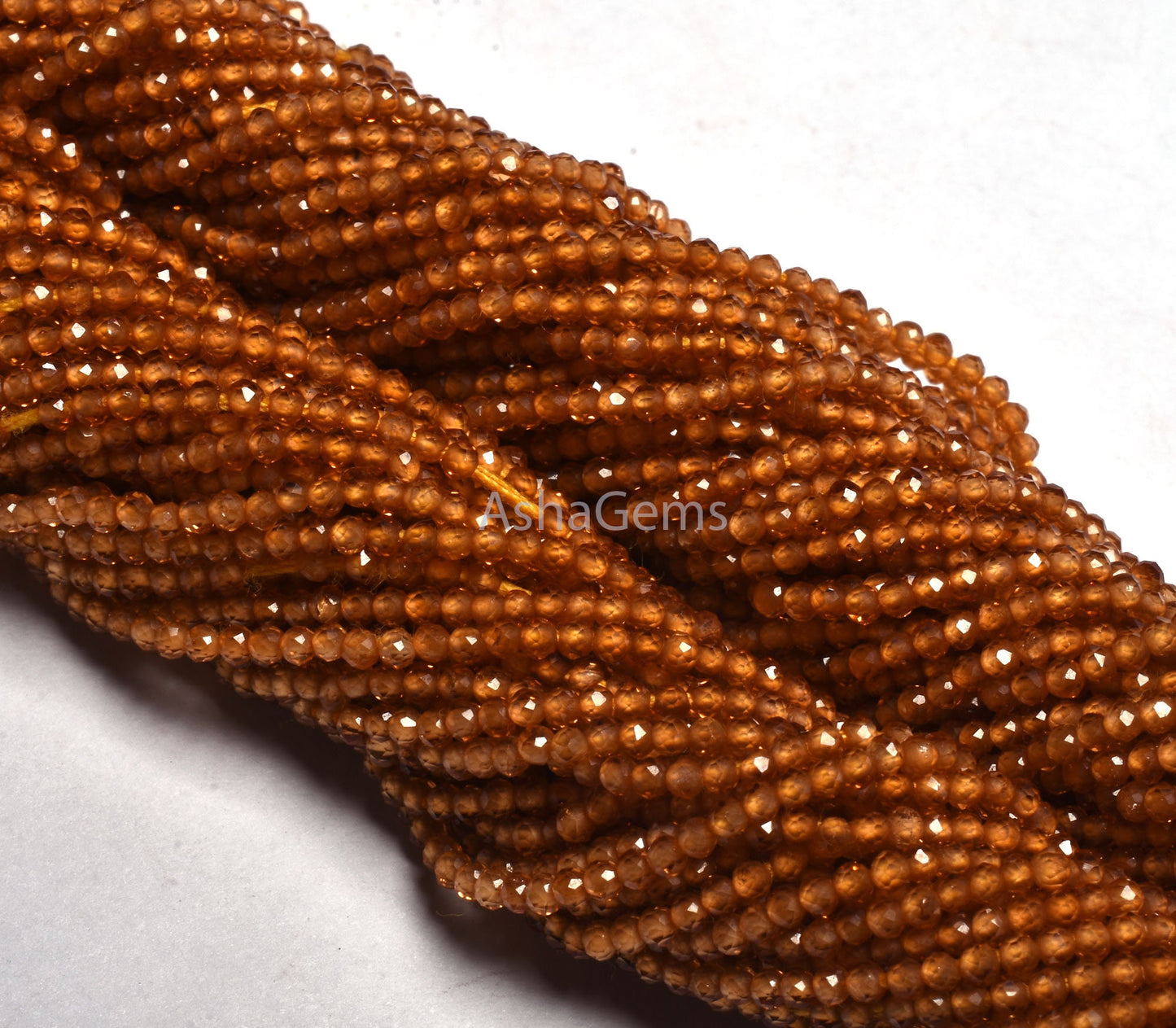 Rare Spessartite garnet Micro Faceted Rondelle Gemstone Beads,1.6 mm Fanta Garnet Machine Cut Bead,13" AAA Orange Garnet Beads For Necklace