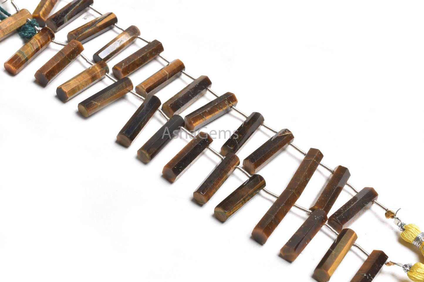 Natural Tiger Eye Fancy Pipe Shape faceted Beads,5-20 mm Natural Tiger Long Tube Gemstone Beads, Tiger Rye Bead Jewelry Making Craft SALE