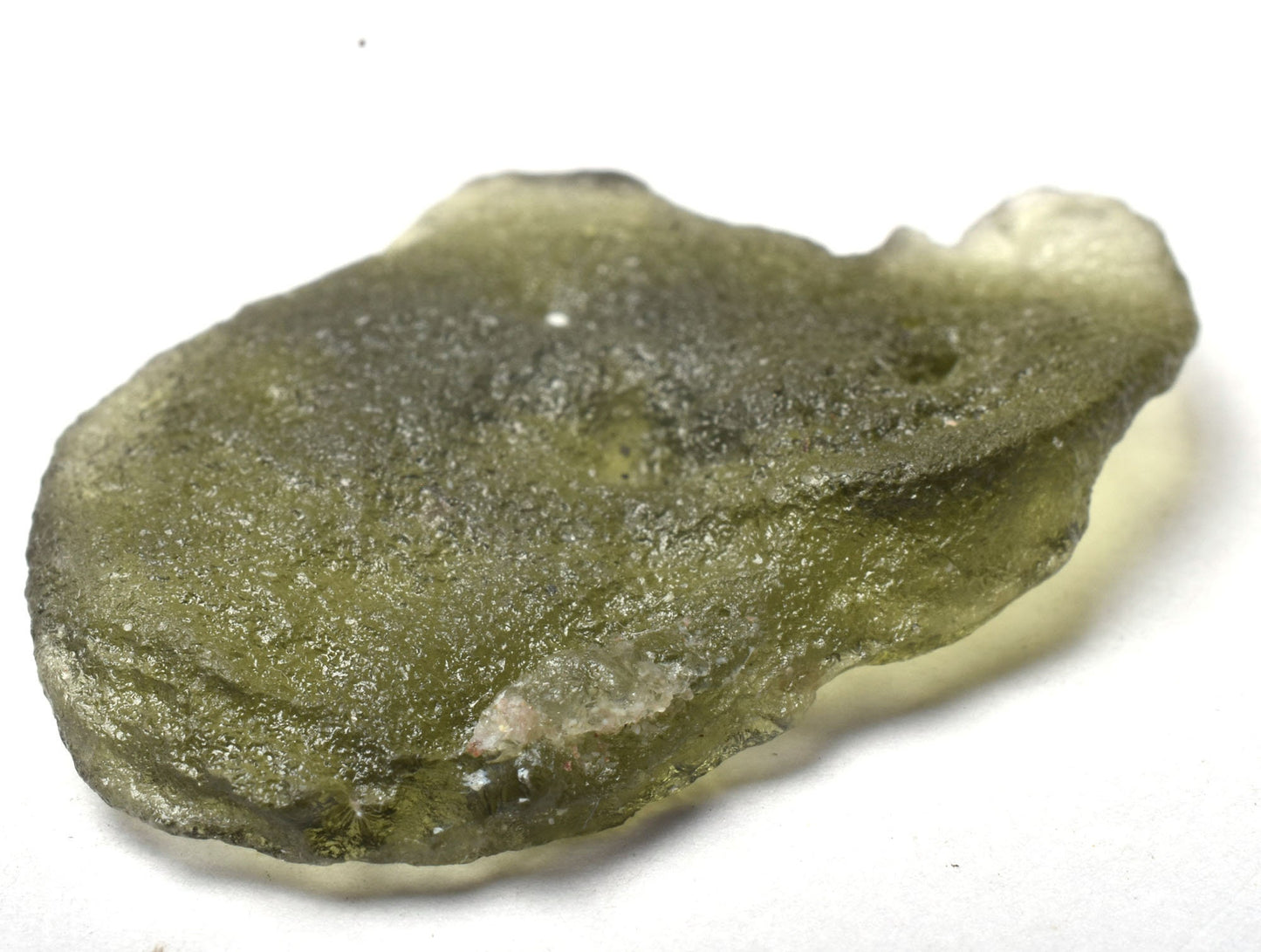 Genuine Moldavite Rough Gemstone, Natural Green Moldavite Raw Crystal, Meteorite. Tektites, 23.15 Carat Weight Moldavite Nugget For Jewelry