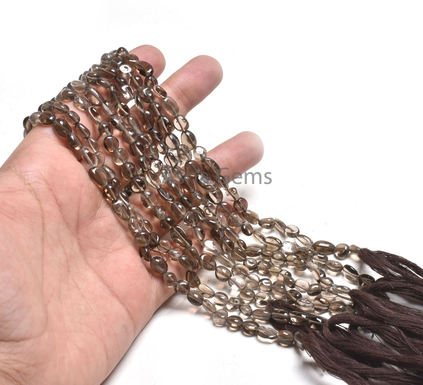13 Inch Strand Natural Smoky Quartz Smooth Nugget Shape Beads,5.5-9mm Smoky Tiny Nugget Handmade Gemstone Smoky Bead Jewelry handicraft SALE