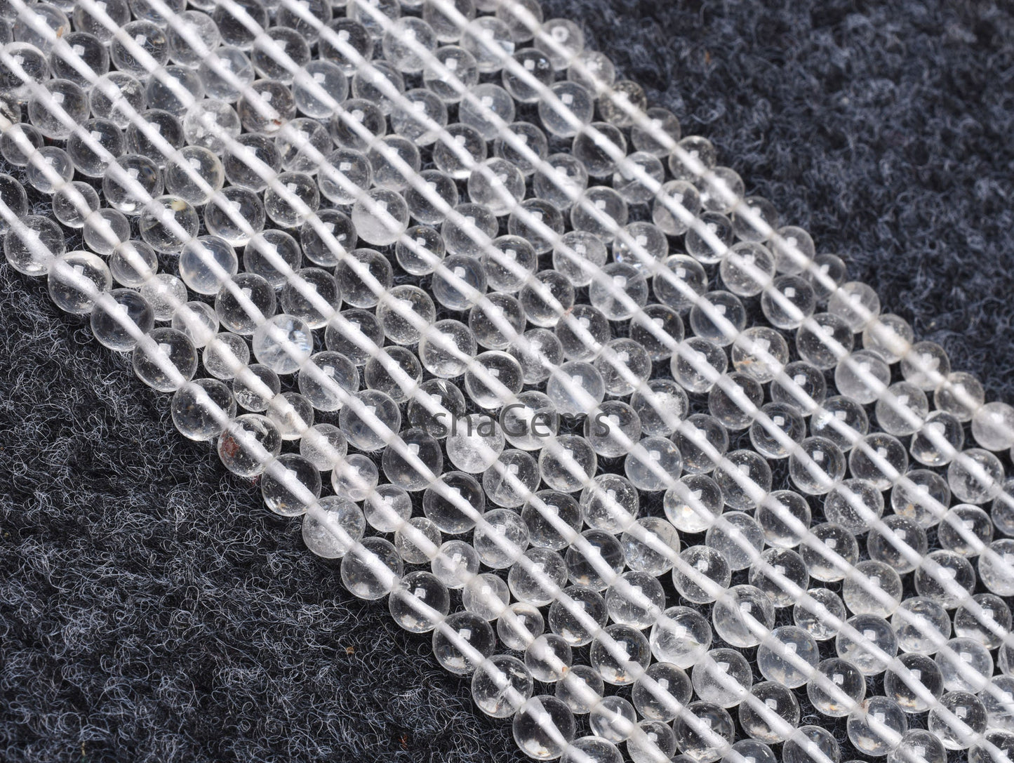 6 mm Crystal Quartz Smooth Round Ball Beads, Natural Clear Crystal Plain Round Shape Gemstone Beads, Crystal Beads Jewelry Making Craft SALE