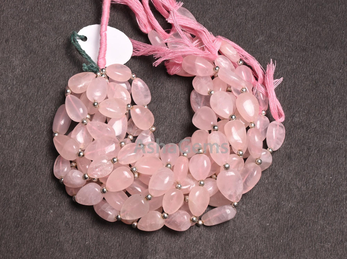 Fine Rose Quartz Pears Shape Smooth Gemstone loose Beads, Natural Pink Rose Quartz Plain Teardrop Handmade Straight Drill Beads Jewelry SALE