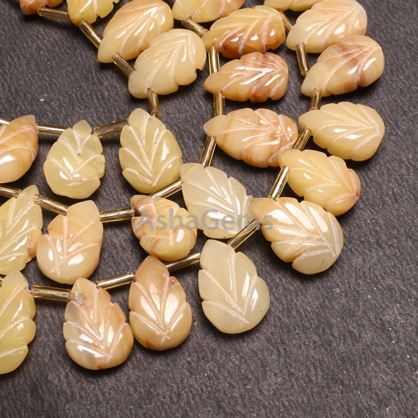 Fine Quality Yellow Opal Carving Pear shape beads,9" Shaded Yellow Opal Carved Teardrop Gemstone Fancy beads, Opal Carve beads jewelry Craft