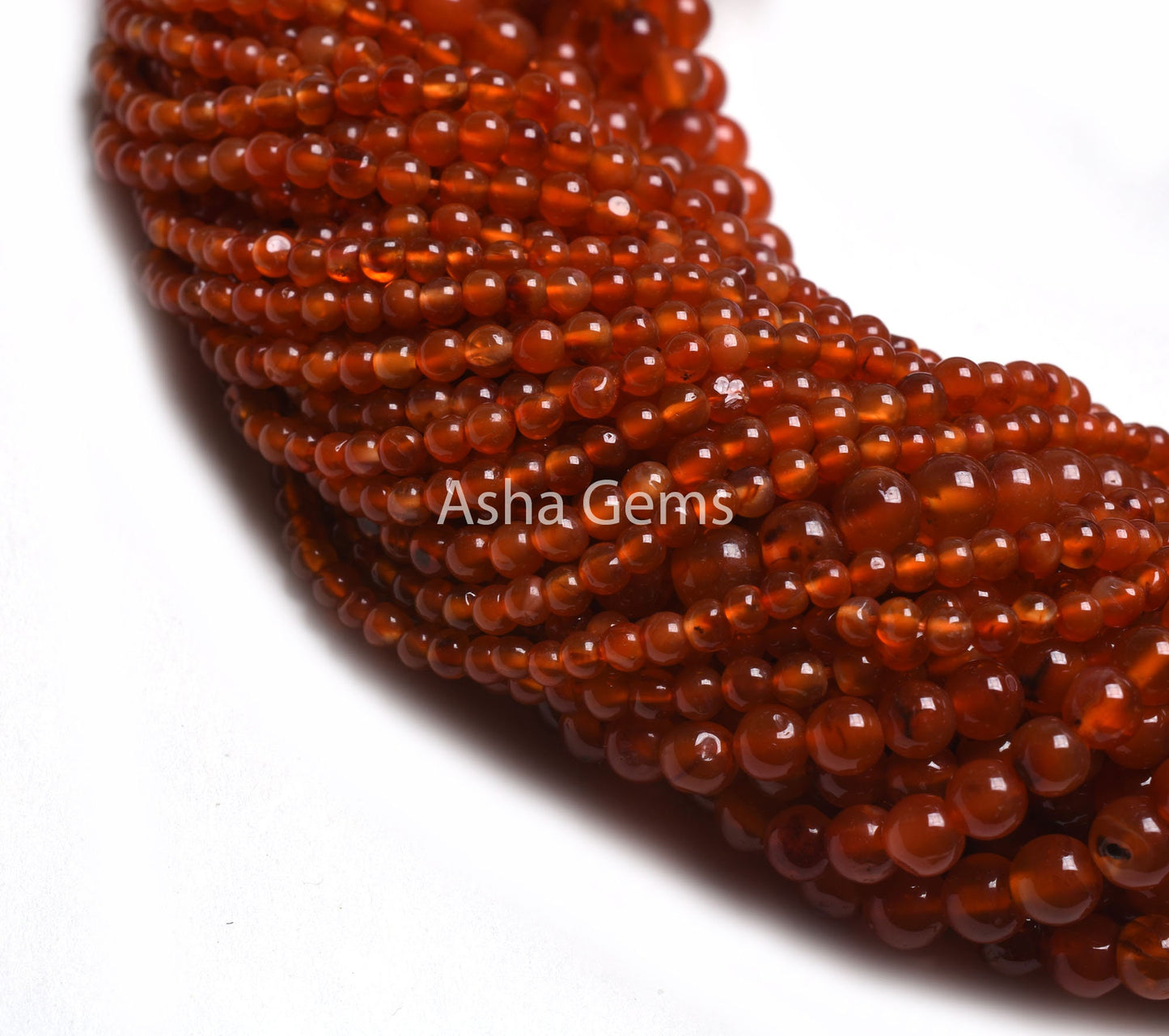 Beautiful Red Carnelain Round Ball Gemstone Beads,13" Strand Natural Carnelian Smooth Round Shape Beads, Carnelian Bead Jewelry Craft SALE