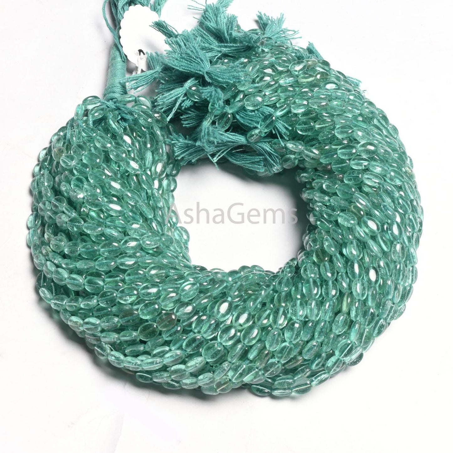 Beautiful Sea Green Quartz Hydro Smooth Oval Handmade Beads,5.5-7mm Aqua Green Color Hydro Plain Handmade Oval Shape Bead Jewelry Craft SALE