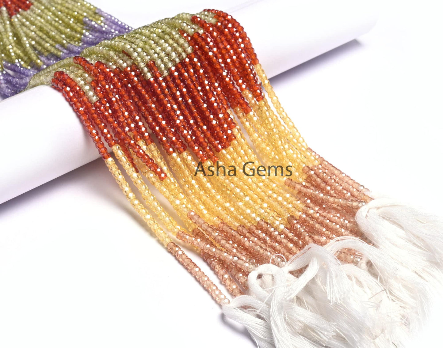 Beautiful Multi Color Shaded Zircon machine Cut Rondelle Beads,3mm Cubic zirconia Micro Cut Faceted Beads, Zircon Bead Jewelry Necklace SALE