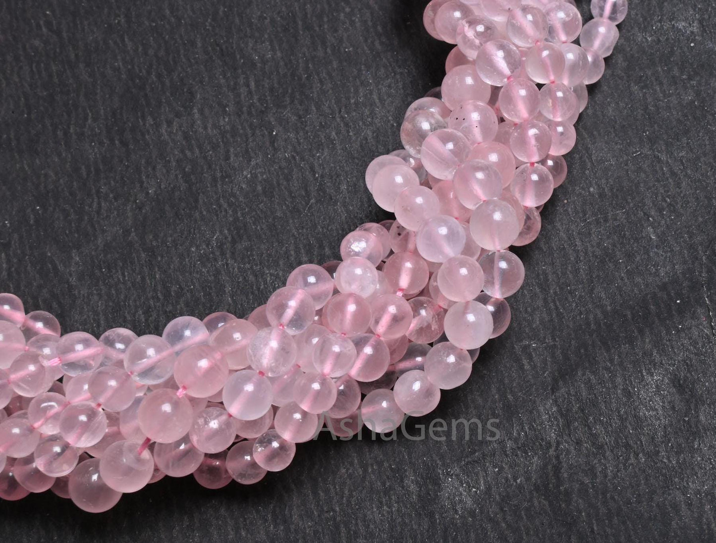 13"Strand Stunning Rose Quartz Smooth Round Shape Gemstone Beads, Fine Pink Rose Quartz Plain Round Ball Pink Quartz Bead Jewelry Craft SALE