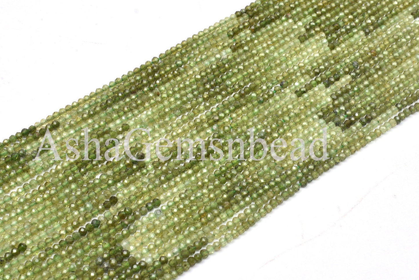 Rare Green Tourmaline Faceted Rondelle Beads, AAA Shaded Green Tourmaline Micro Cut Beads, Natural Tourmaline Shaded Beads Tourmaline Beads