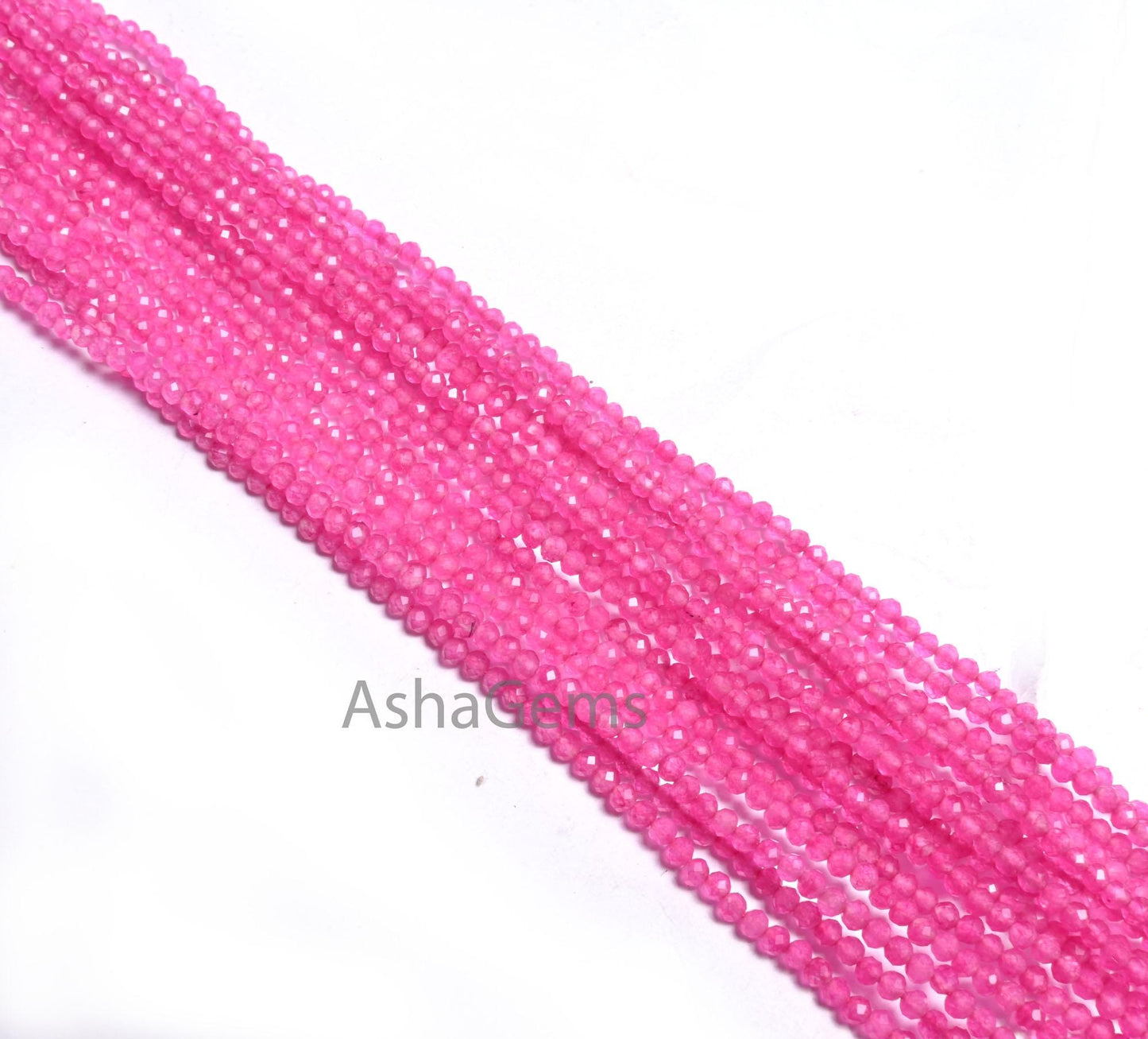 2.2mm Rare Pink Coated Moonstone Micro Faceted Beads,13"Fine Moonstone Hot Queen Pink Coated Machine Cut Rondelle Gemstone Bead Jewelry SALE