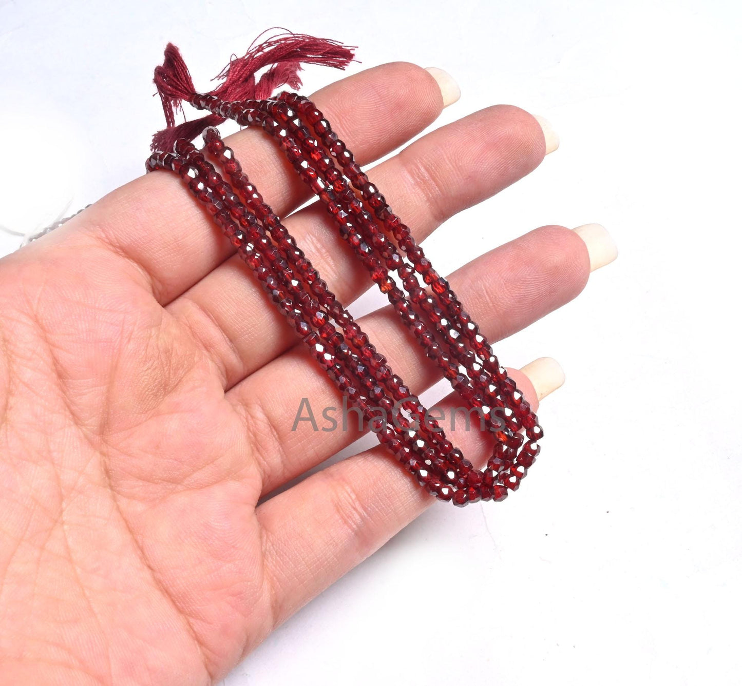 13" Strand Beautiful Red Zircon Micro Cut Rondelle Faceted Gemstone Beads 3 mm,AAA Quality Cubic Red Zircon Machine Cut Bead Jewelry Crafts