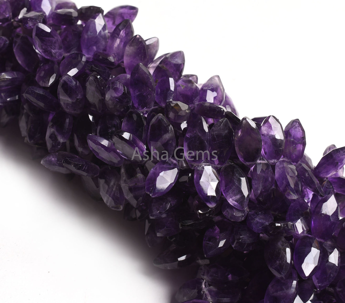 Natural amethyst Faceted Marquise Shape Gemstone Beads,6-12mm Purple Amethyst Fancy Marquise Briolette Bead Amethyst Bead Jewelry Craft SALE