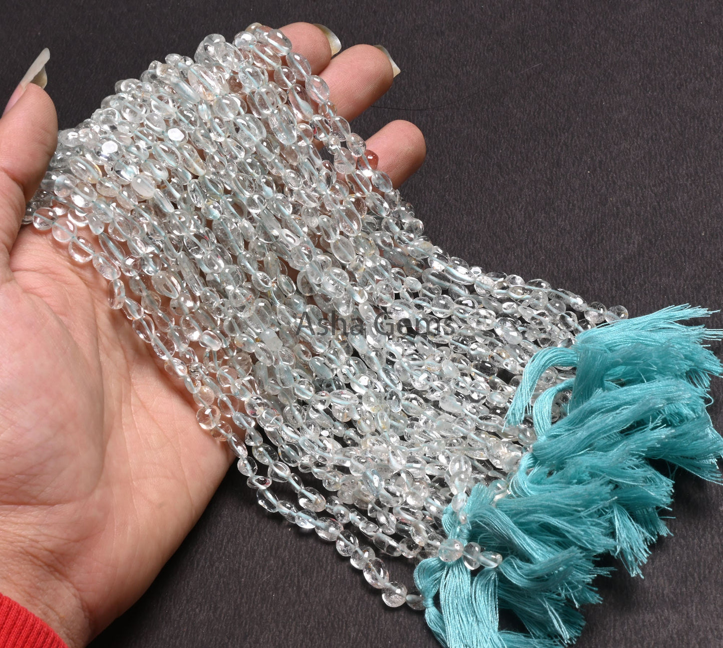 Rare Blue Aquamarine Smooth Nugget Shape Beads,5-8mm Aquamarine Handmade Tiny Tumble Beads Aquamarine Loose Gemstone Bead Jewelry Craft SALE (AG 22279)