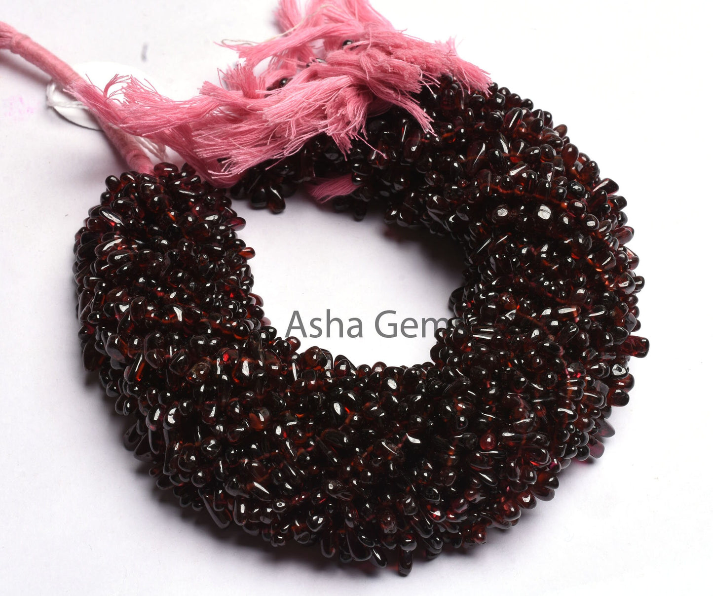 Beautiful Red garnet Drops Shape Smooth Gemstone Beads, natural Garnet Plain Handmade Uneven Drops Side Drill Bead Garnet Teardrop Bead SALE