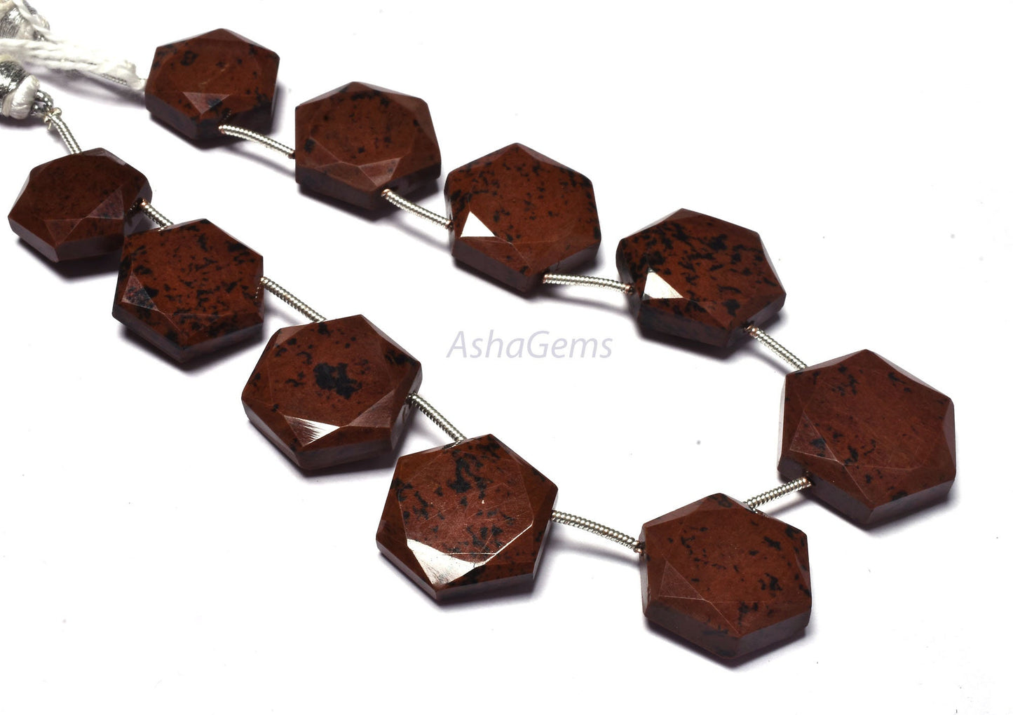 Natural Red Jasper Faceted Hexagon Shape Gemstone Beads,8" Strand jasper beads,10 Piece Strand red Jasper fancy Flat Hexagon Briolette Beads