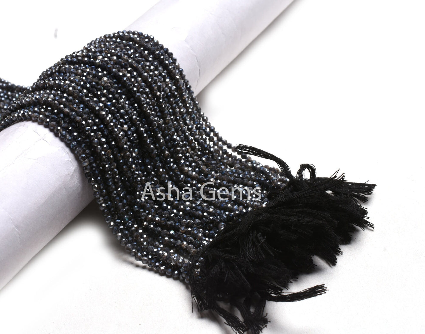 3 mm labradorite Faceted Rondelle Beads,12.5"Strand labradorite Silver Coated Machine Cut Gemstone Beads, AAA Labradorite Beads Jewelry SALE
