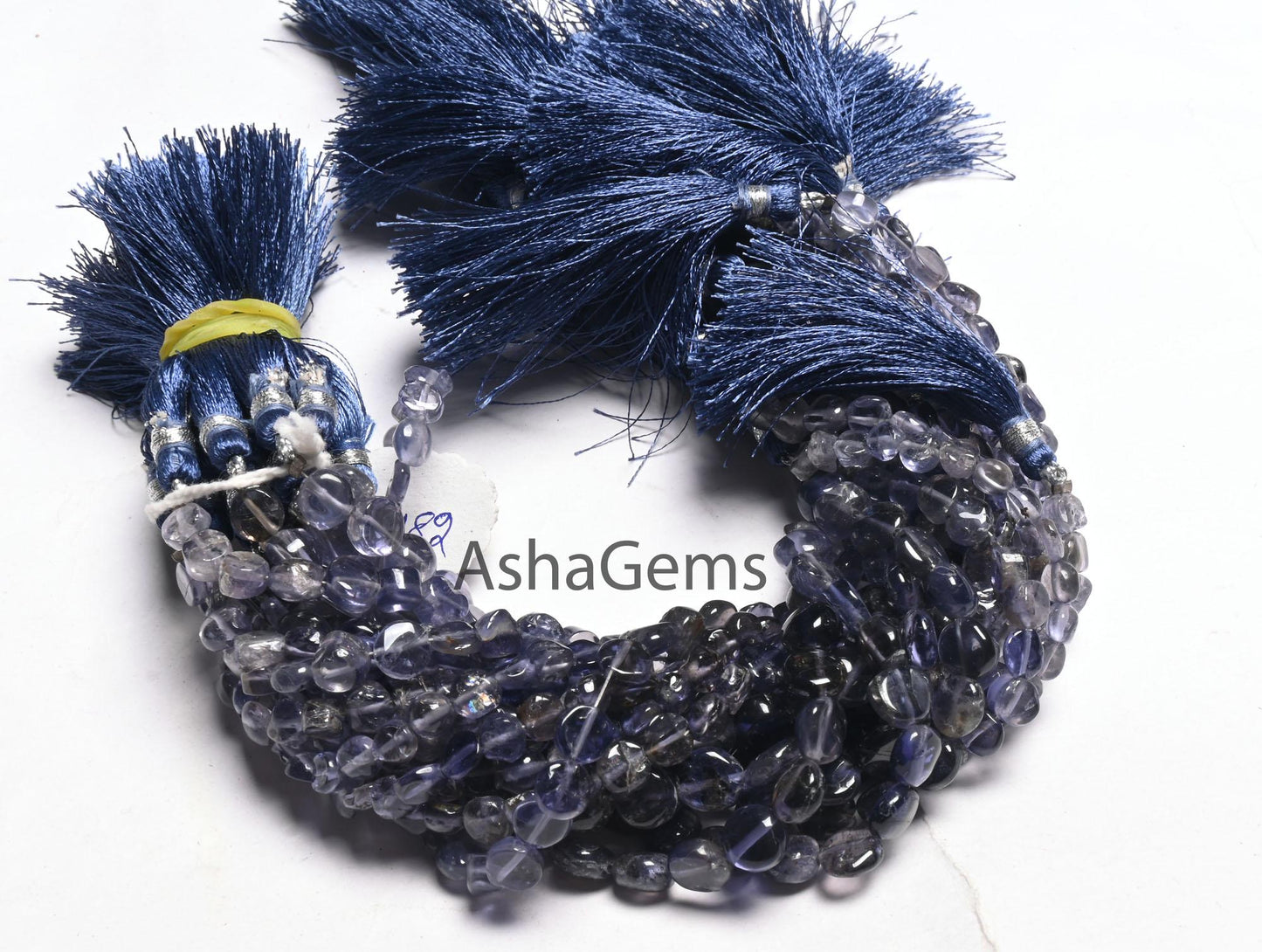 Natural Iolite Smooth Coin Shape Gemstone Loose Beads, Shaded Blue Iolite Plain Handmade Coin Straight Drill Bead, Iolite Beads Jewelry SALE