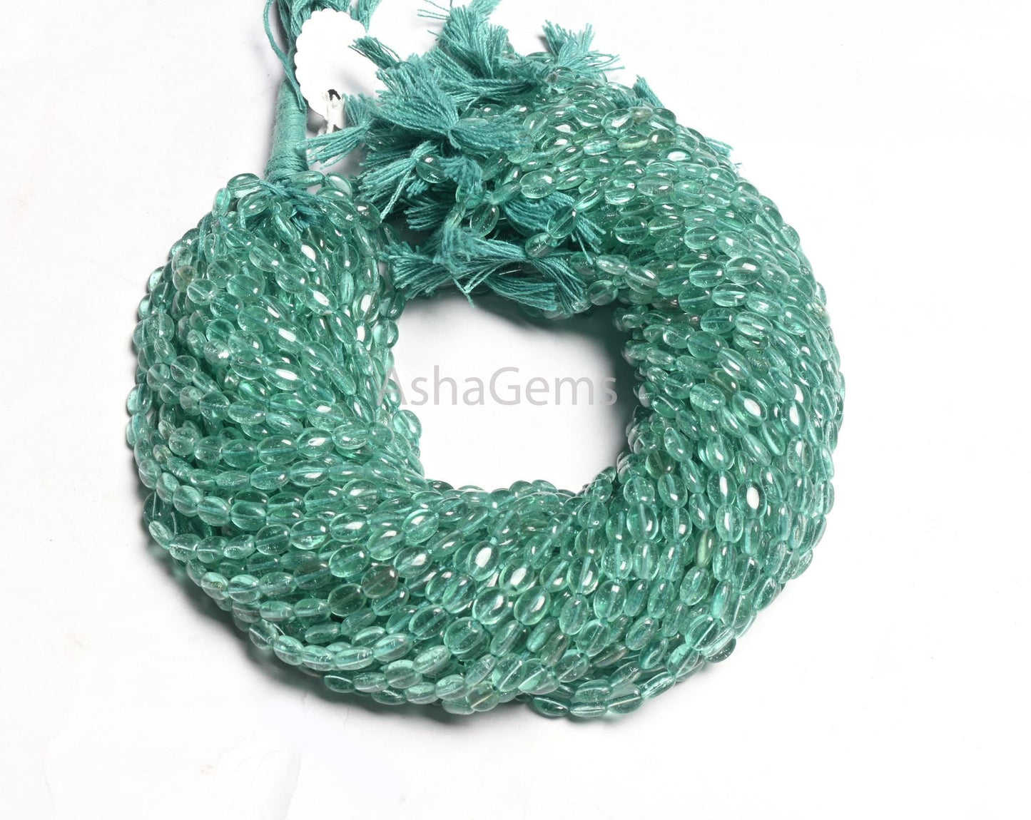 Beautiful Sea Green Quartz Hydro Smooth Oval Handmade Beads,5.5-7mm Aqua Green Color Hydro Plain Handmade Oval Shape Bead Jewelry Craft SALE
