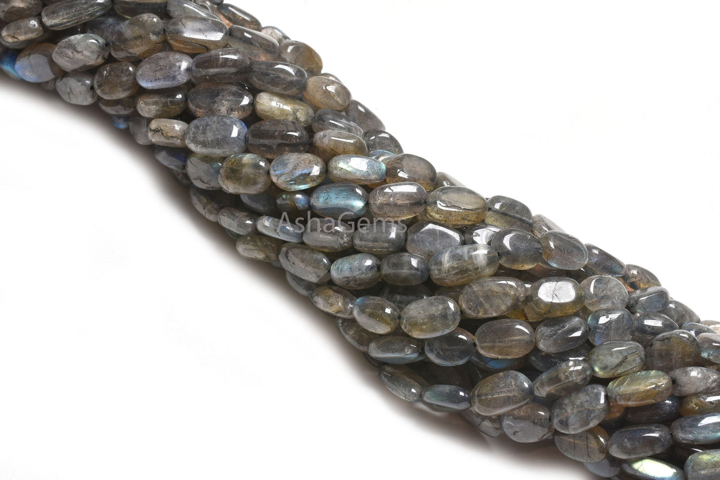 Natural Fire Labradorite Smooth Nugget Shape Beads, Flashy Labradorite Plain Tumble Handmade Gemstone Beads, Labradorite Bead Jewelry Crafts