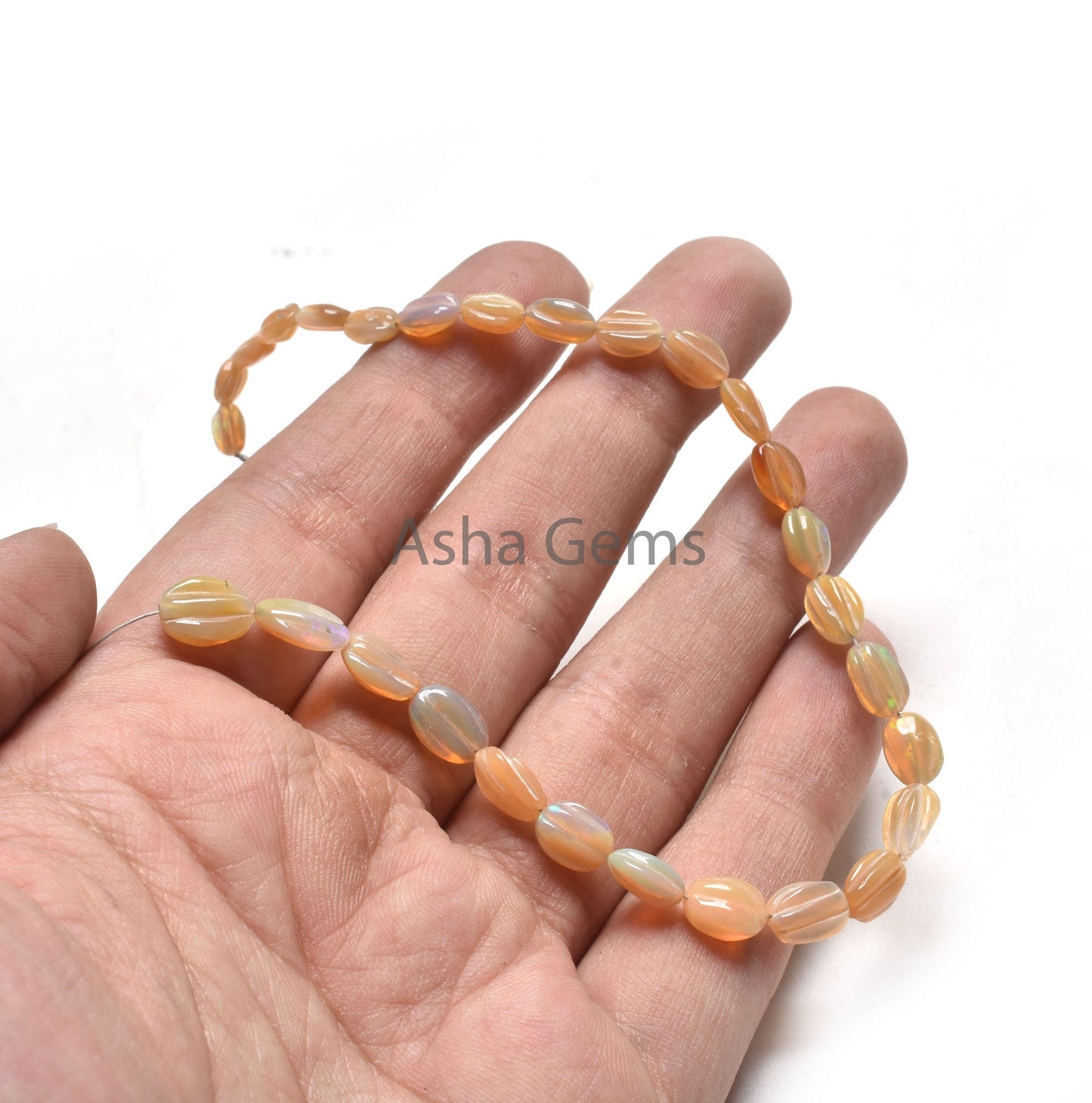 Flashy Fire Ethiopian Opal Carving Oval Shape Beads, Yellow Ethiopian Opal Handmade Carved Beads, Welo Fire Ethiopian Carve Oval Beads, SALE