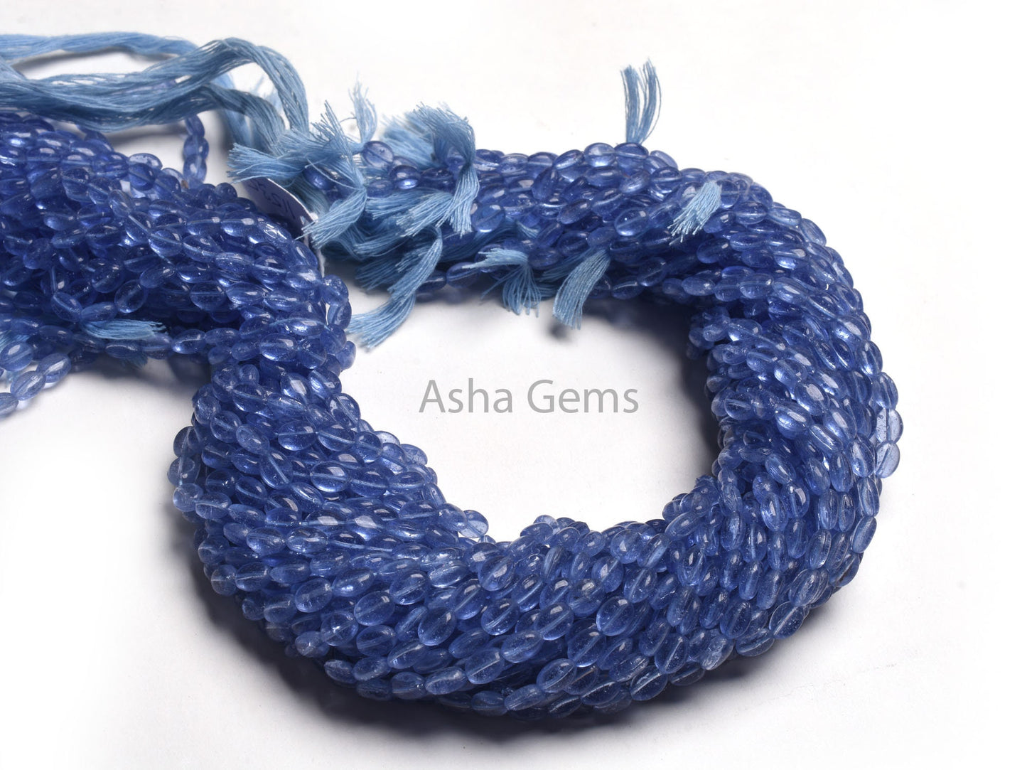 Beautiful Blue Tanzanite Color Hydro Smooth Oval Shape Handmade Beads,13.5' Strand Blue Hydro Plain Oval Loose Beads For Jewelry Making SALE