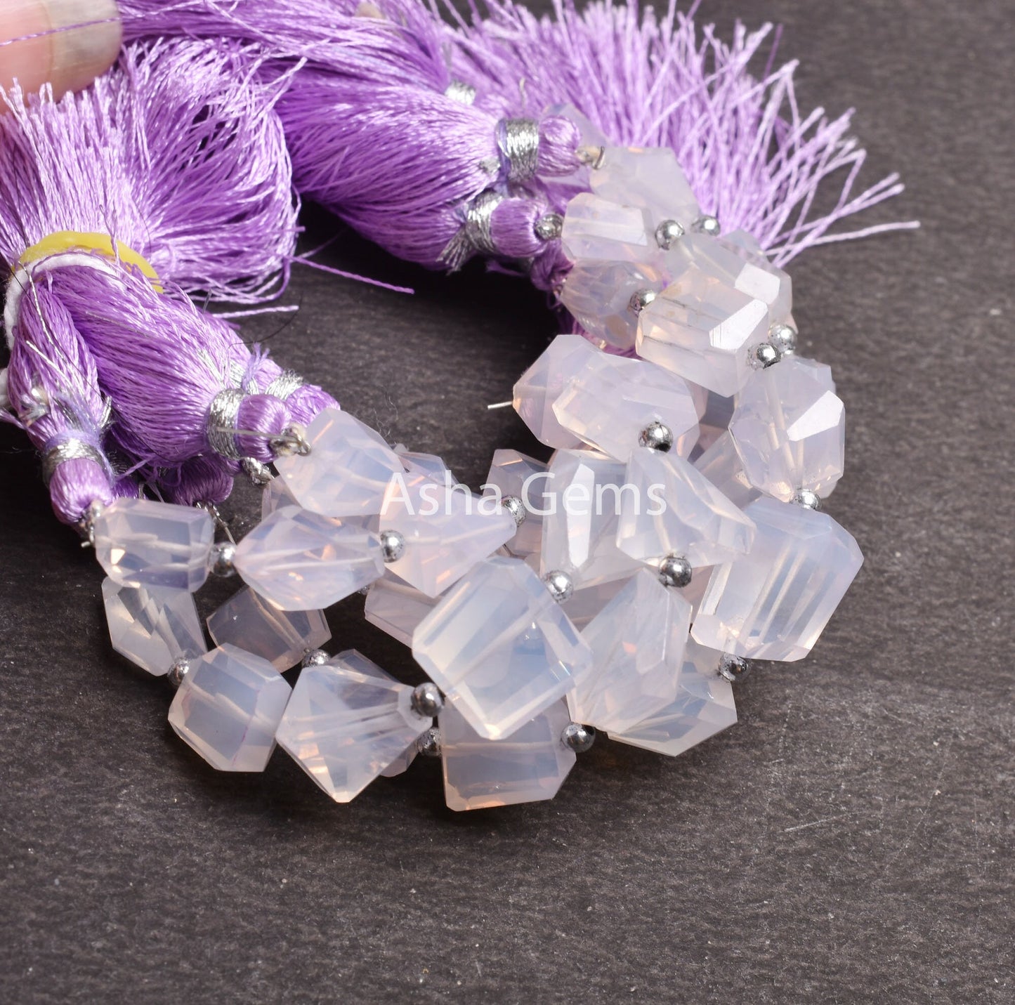 Fine Quality Rare Lavender Quartz Faceted Nugget Shape Beads, Purple Lavender Quartz Beads Gemstone faceted Nugget Bead Jewelry Making Craft