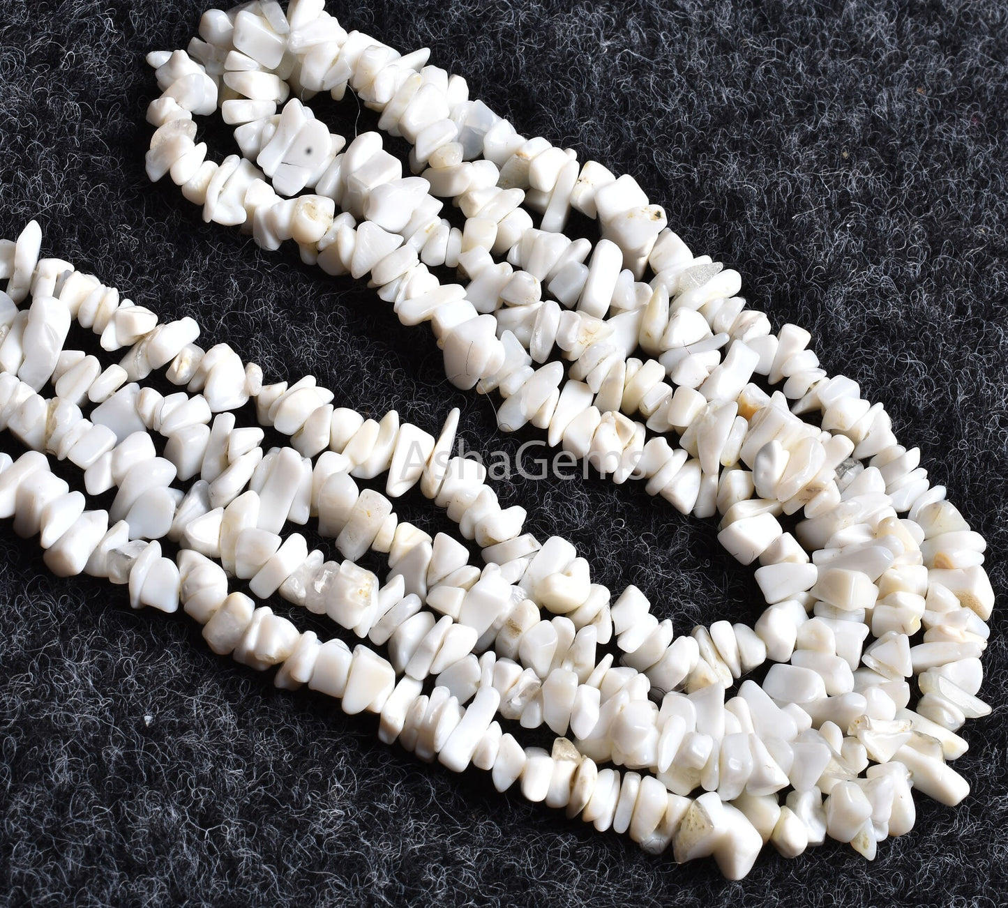 White Opal Uncut Chips Raw Gemstone Beads,34"Strand Natural White Opal Uncut Beads Fine Quality Opal Nuggets Rough Smooth Raw Beads Jewelry