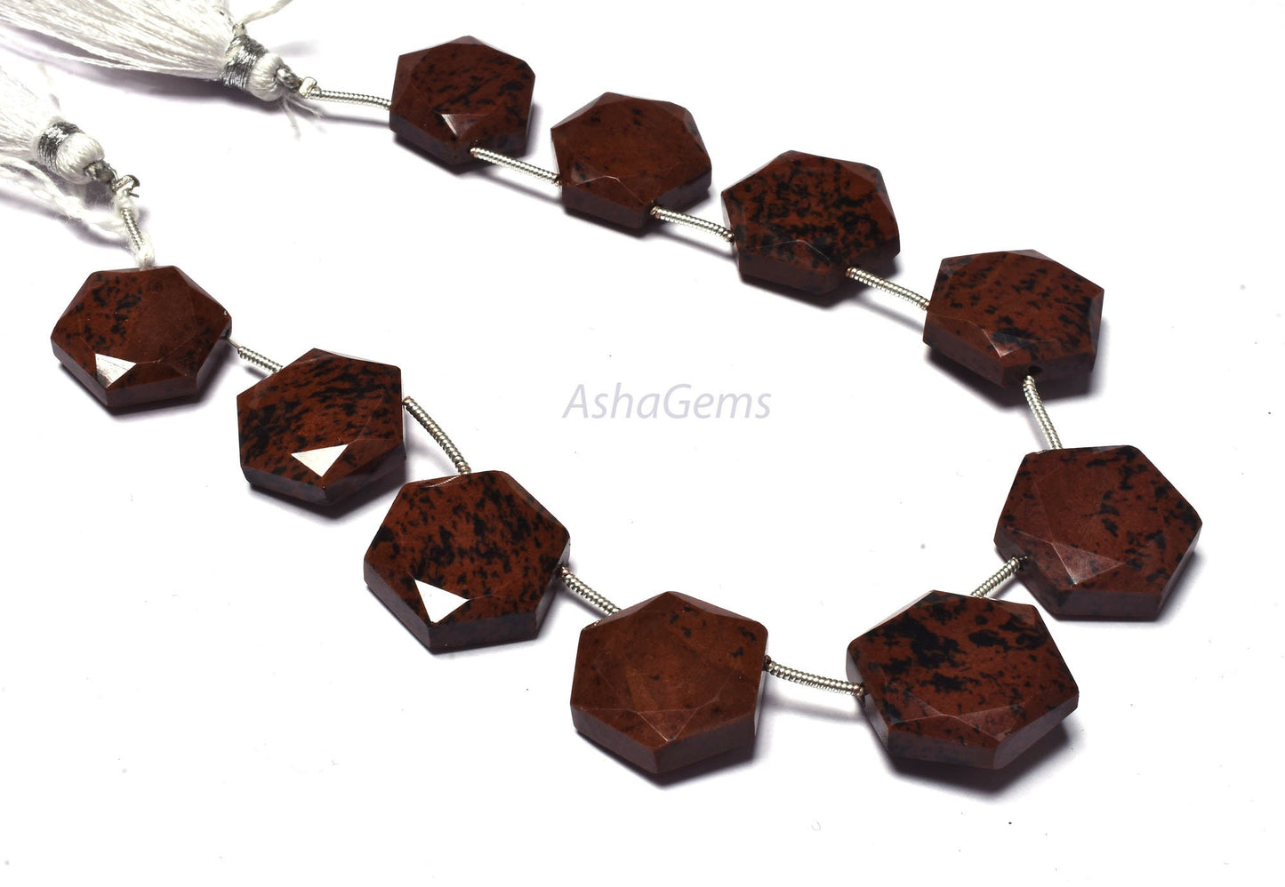 Natural Red Jasper Faceted Hexagon Shape Gemstone Beads,8" Strand jasper beads,10 Piece Strand red Jasper fancy Flat Hexagon Briolette Beads