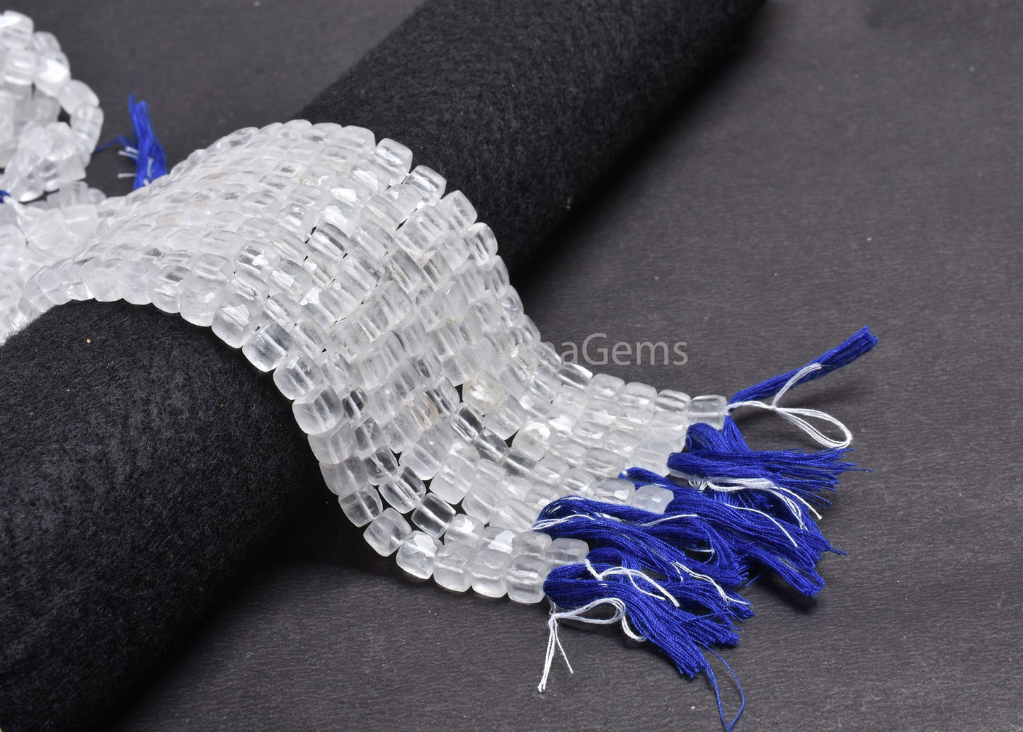White Crystal quartz faceted 3D Cube Box Beads, Natural Crystal beads,8" Crystal faceted Cube Box Gemstone Beads Jewelry Making Crafts SALE