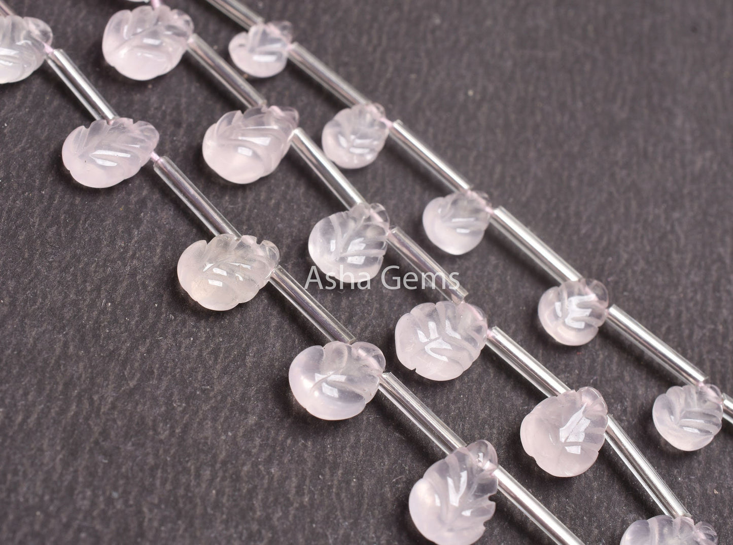 AAA Quality Rose Quartz Fancy Carved Pears Shape Beads, Pink Rose Quartz Carving Teardrop Gemstone Beads Hand Carve Rose Quartz Bead Jewelry