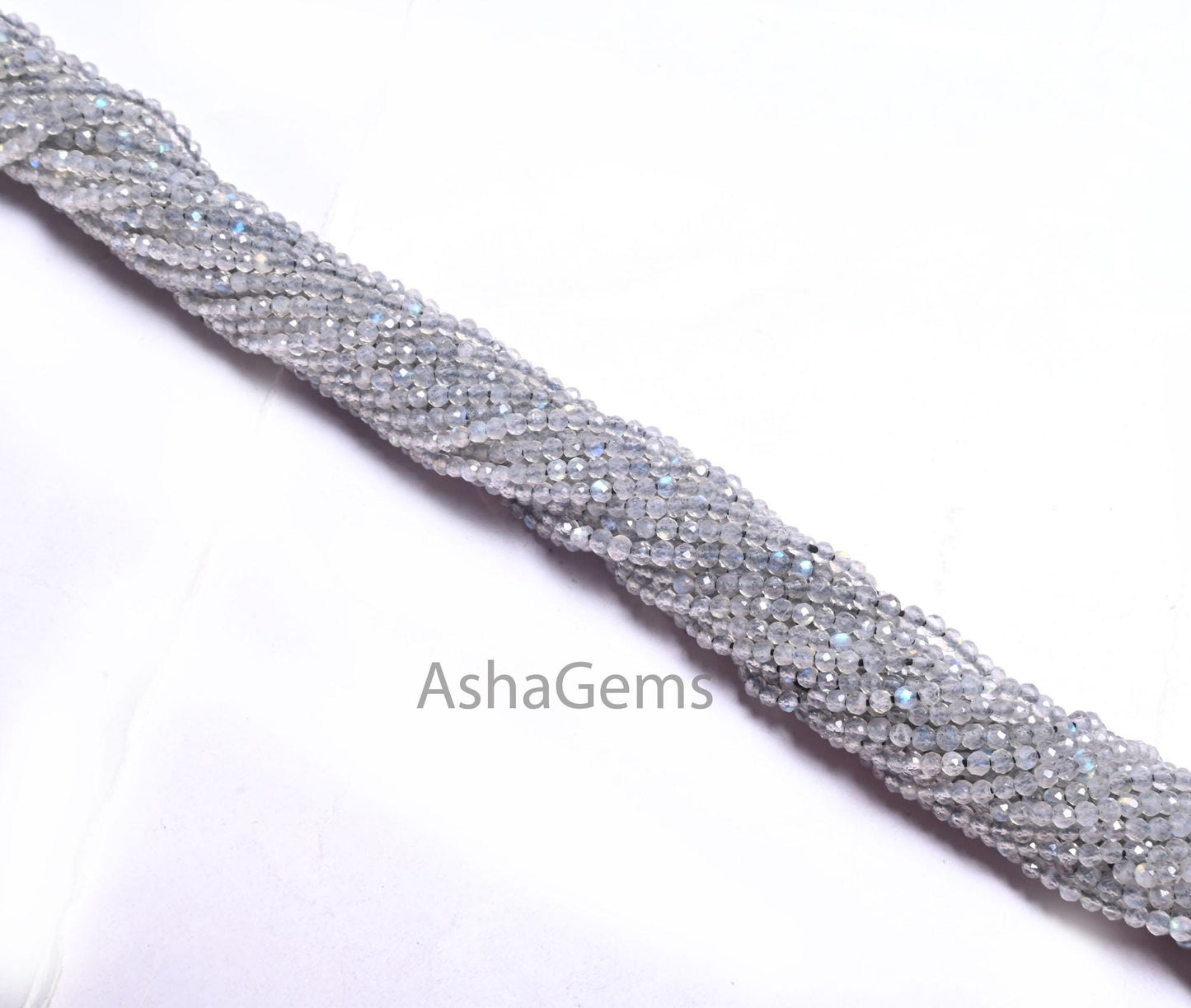 2mm Beautiful Multi Fire Labradorite Micro Cut Rondelle Faceted Beads, Natural Flash Labradorite machine Cut Tiny Gemstone Bead Jewelry SALE