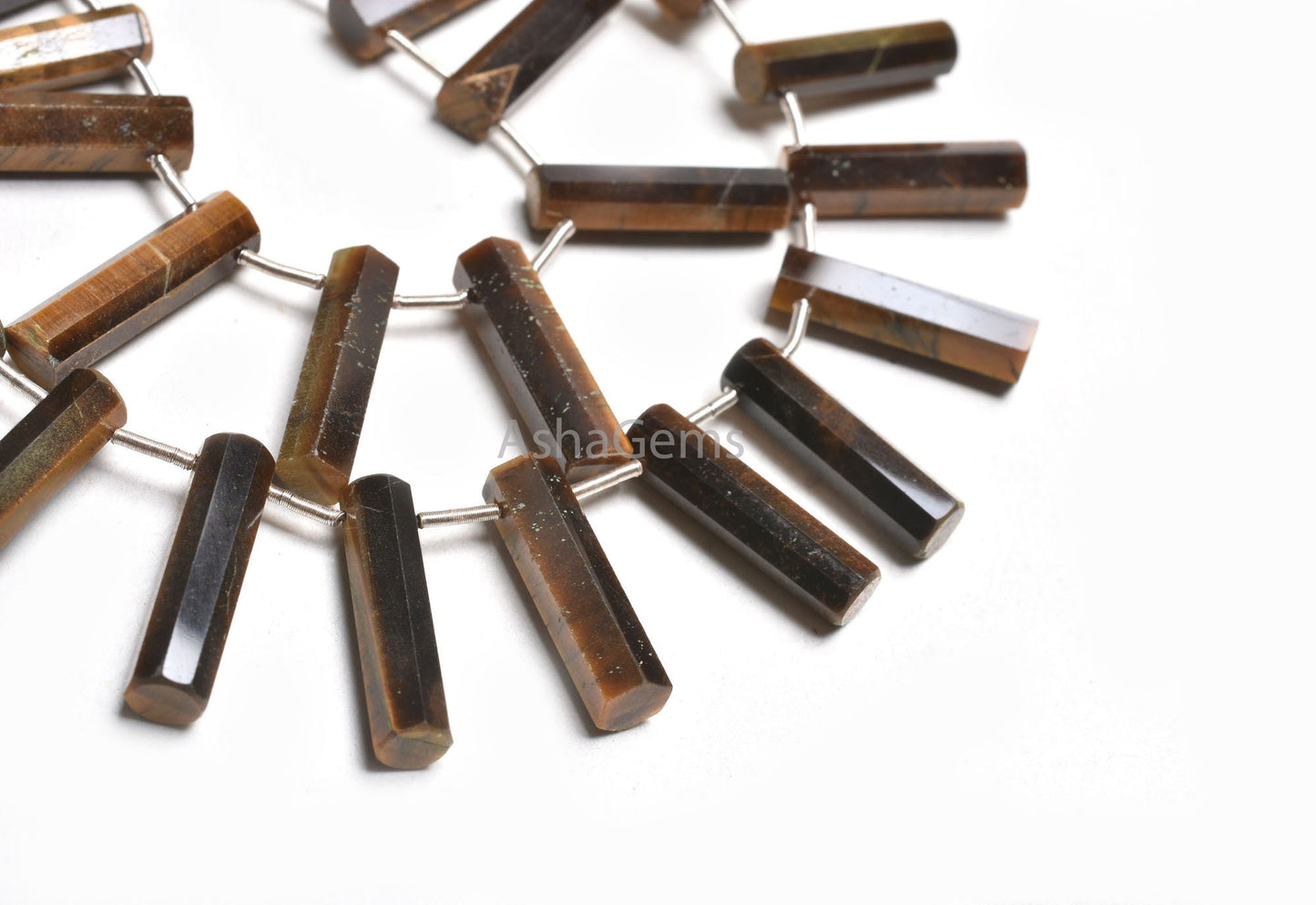 Natural Tiger Eye Fancy Pipe Shape faceted Beads,5-20 mm Natural Tiger Long Tube Gemstone Beads, Tiger Rye Bead Jewelry Making Craft SALE