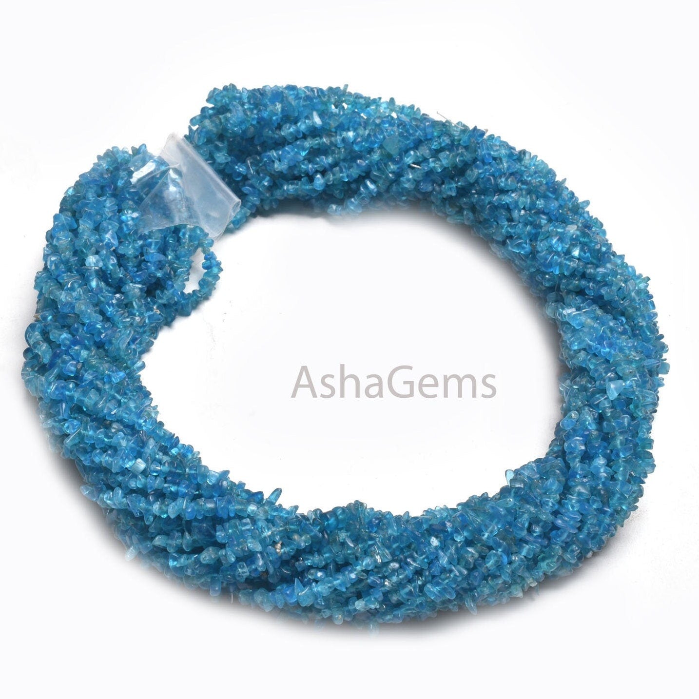 Fine Quality Neon Apatite Uncut Chips Beads,34" Natural Blue Apatite Raw Rough Smooth Nugget Tiny Chip Beads, AAA Apatite Chip Beads Jewelry