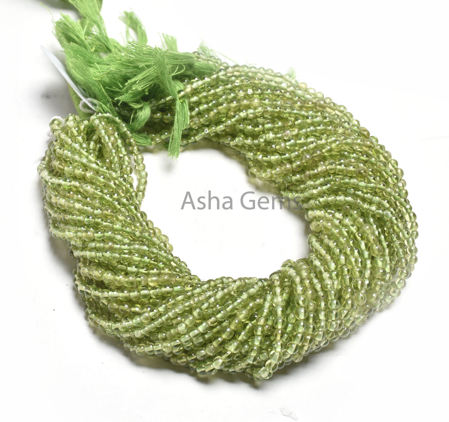 AAA Green Peridot Smooth Round Shape Gemstone Beads,12" Strand Natural Peridot Beads, Peridot Plain Round Ball Beads Jewelry Handicraft SALE