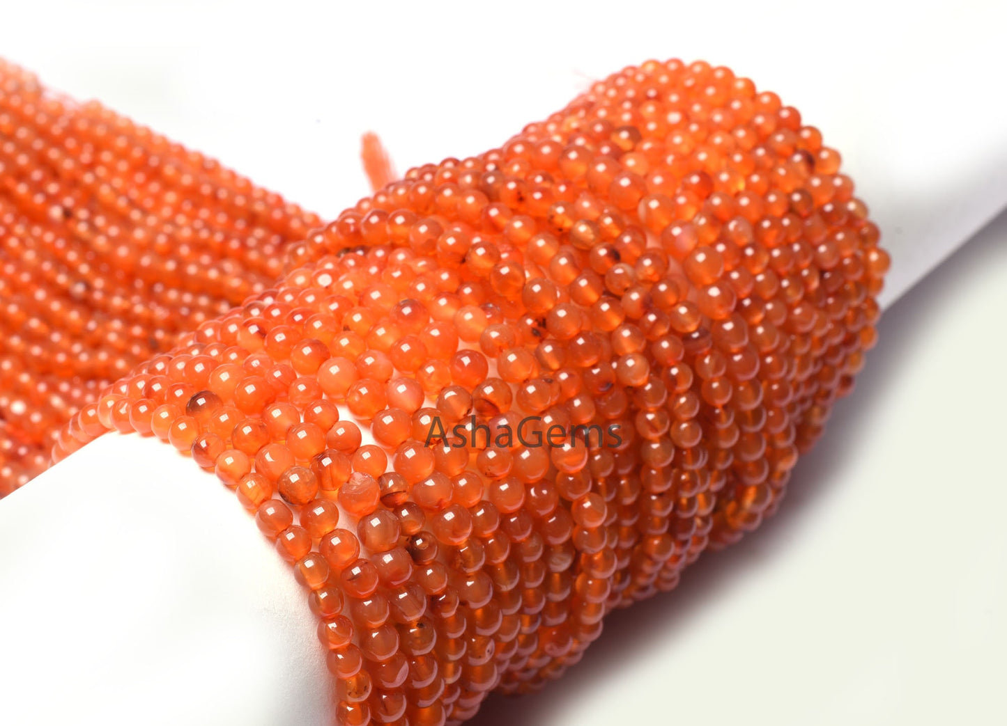 Beautiful Orange Carnelian Smooth Round Shape Beads, 13" Strand, Natural AAA Carnelian Smooth Round Ball Gemstone Beads, Carnelian Bead