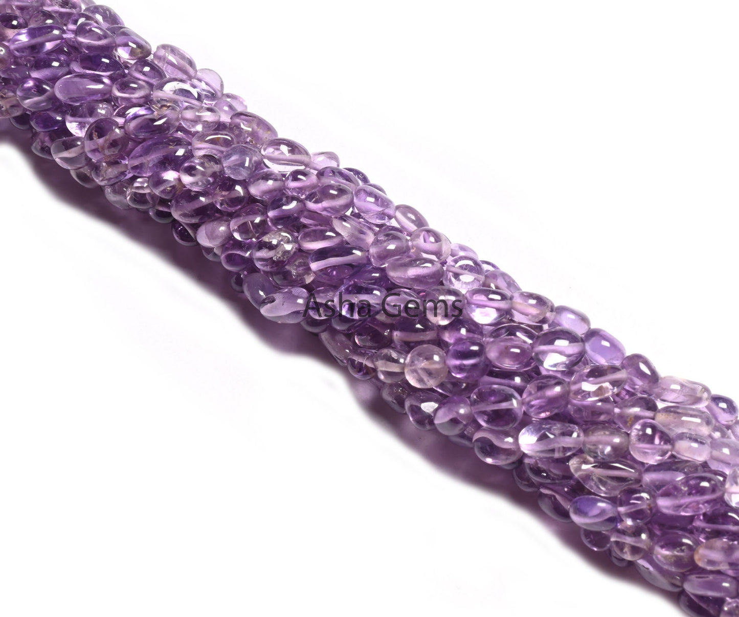 AAA Quality Pink Amethyst Tiny Nugget Gemstone Loose Bead,12" Strand Pink Amethyst Handmade Uneven Tumble Straight Drill Beads Jewelry Craft (AG 22280)